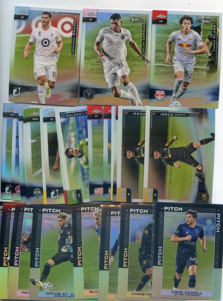 2021 Topps Chrome MLS PICK YOUR CARD for REFRACTOR Set, RC, Pitch Prodigies - Image 1 of 1