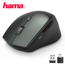 Hama MW600 Wireless Silent Mouse/Dual USB C+A/PC/IOS/ANDROID/Black