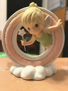 Precious Moments Disney Alphabet Letter O Peter Pan Tinker Bell w Magic Wand New - Picture 1 of 12