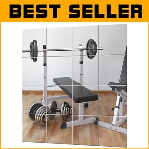 Versatile 12" Frameless Mirrors - Perfect for Home Gyms and Decorative Parties - Picture 1 of 9