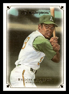 2007 Upper Deck Masterpieces Reggie Jackson HOF #89 Oakland Athletics NM-MINT - Image 1 of 2