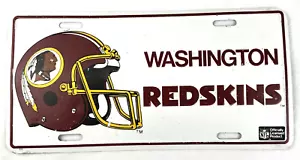 Vintage NFL Auto Vanity Nummernschild, Washington Redskins Football, kostenloser Versand - Bild 1 von 11