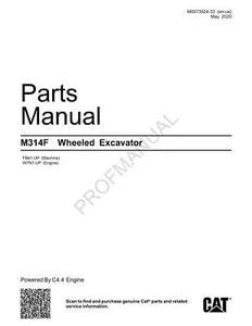 Caterpillar Cat M314F Radbagger Teilekatalog Handbuch ser FB41-UP - Bild 1 von 1