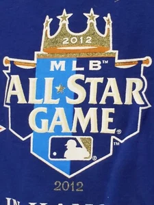 MLB Kansas City KC Royals All Star Game T Shirt Mens L Blue Short Sleeve 2012 - Picture 1 of 11