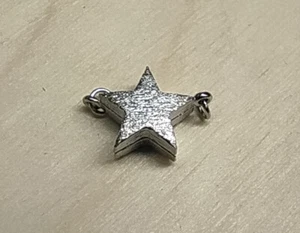 Magnetverschluss Stern. Kettenverschluss. Schließe. 925er Sterling Silber. 14mm. - Picture 1 of 4