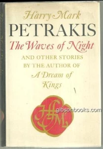 Waves of Night Other Stories Signed Harry Mark Petrakis 1969 1st edition DJ - Picture 1 of 2