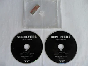 SEPULTURA Rare DVD Live Promo (Metallica Slayer, Megadeth, Soulfly, Kreator) - Imagen 1 de 2