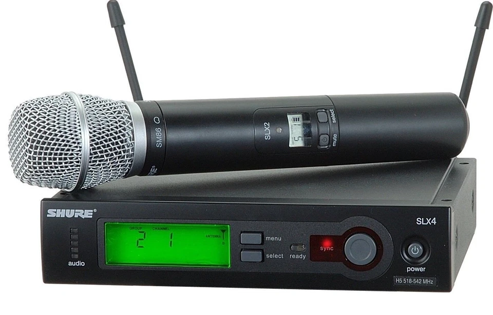 Shure SM 86 Profi Gesang Funk Mikro für fast jeden Sänger (in) SLX4 NP 1150,-€ ! - Bild 1 von 4