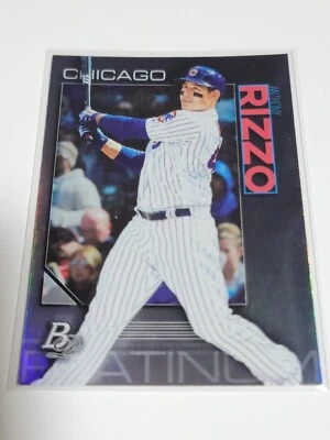 ANTHONY RIZZO 2020 Bowman Platinum #23.  CUBS - Image 1 of 2