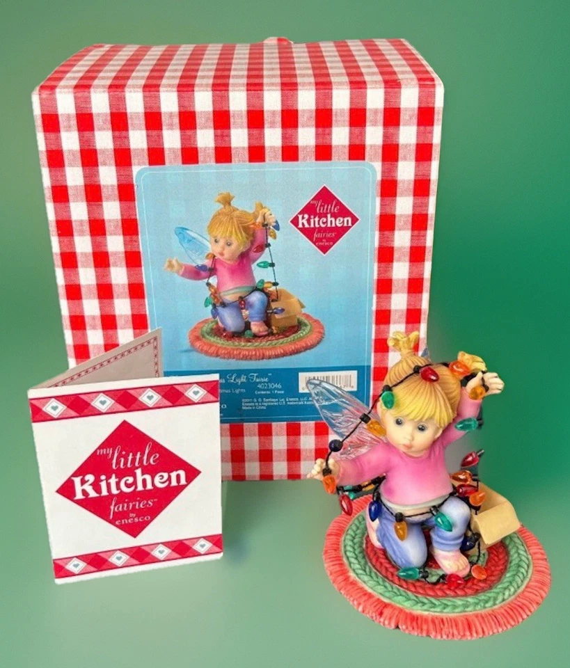 Enesco My Little Kitchen Fairies 2011 luz de Navidad enredada hada ~ nuevo Foto 1 de 1