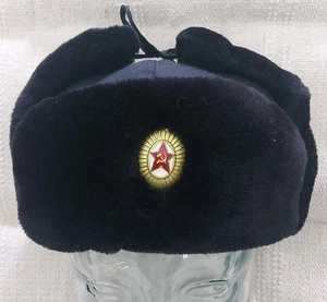 Soviet NVA Winter Military Mutze size Small/Medium - Picture 1 of 6