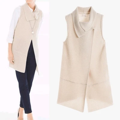 NWT Chico's Johanna Wool Blend Sweater Vest Medium - Image 1 of 4