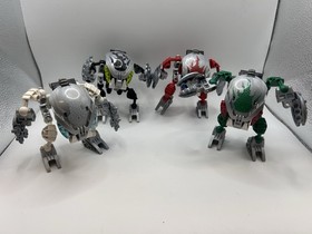 Bionicle Bohrok Kal:  8573 + 8574 + 8575 + 8576 Complete With Krana (No Manual)