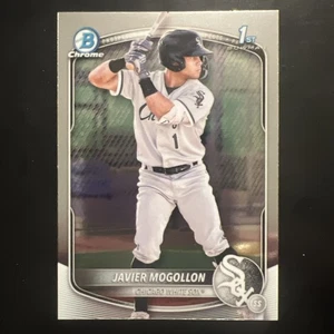 Javier Mogollon 1st Chrome Prospect Rookie 2025 Bowman Card #BCP-68 White Sox - Picture 1 of 3