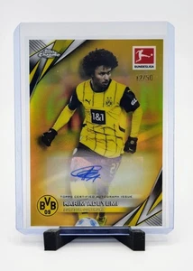 2024-25 Topps Cromo Bundesliga Karim Adeyemi #BA-KA Gold Auto /50 Dortmund - Imagen 1 de 2