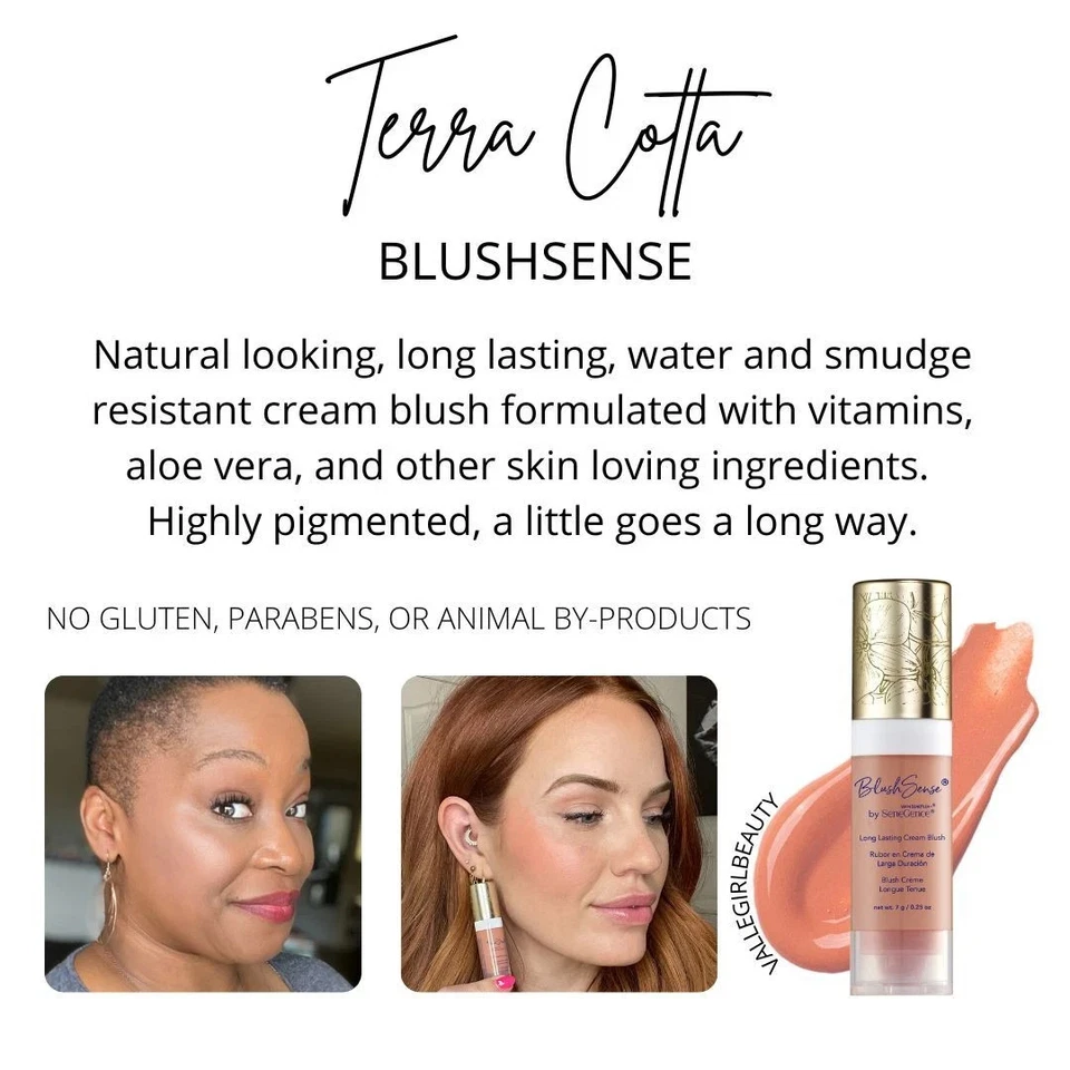 Rubor bomba sin aire BlushSense Terra Cotta nuevo sellado por Senengence Foto 1 de 1