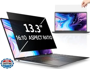Peslv 13.3 Inch Laptop Privacy Screen for 16:10 Computer Monitor, Anti Glare  - Picture 1 of 5
