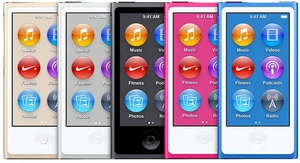 Apple iPod Nano 7th Generation 16GB Gold Blue Silver Gray Black Purple Pink USED - Picture 1 of 10