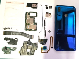 parti smontate HUAWEI huawei p-smart 2019 casse fotocamera flat scocca - Imagen 1 de 5