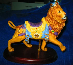 Lenox 24kt Gold vergoldet "Königlicher Löwe" handbemalt selten Lenox 1990 - Bild 1 von 1