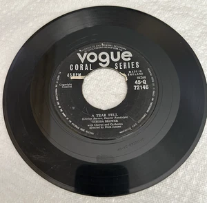 Teresa Brewer A Tear Fell, Bo Weevil 45 Record 72146 Vogue Coral Series - Picture 1 of 4