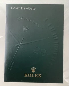 Genuine Rolex Oyster Perpetual Day Date Booklet 551.02 Eng - Picture 1 of 6