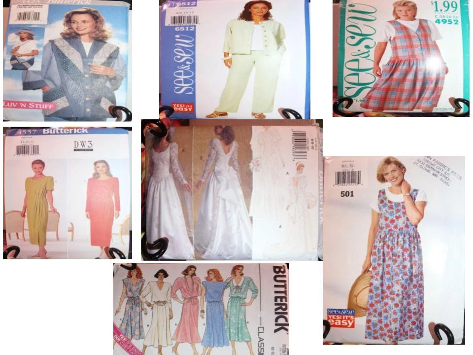 Butterick womens vintage 80' 90's sewing patterns Uncut Your choice  G - Image 1 of 1
