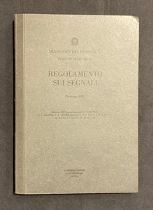 Ferrovie dello Stato REGOLAMENTO SUI SEGNALI Ristampa 1982 Ministero Trasporti - Picture 1 of 7