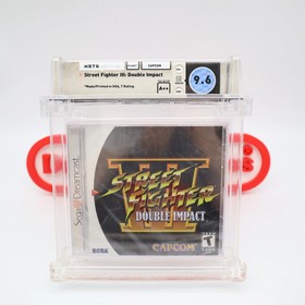 Sega Dreamcast STREET FIGHTER III 3: DOUBLE IMPACT - WATA GRADED 9.6 A++ Sealed!