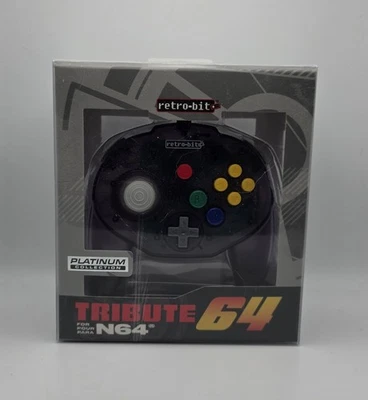 Retro-Bit Tribute 64 Wired Controller for Nintendo 64 - Atomic Purple - Image 1 of 2