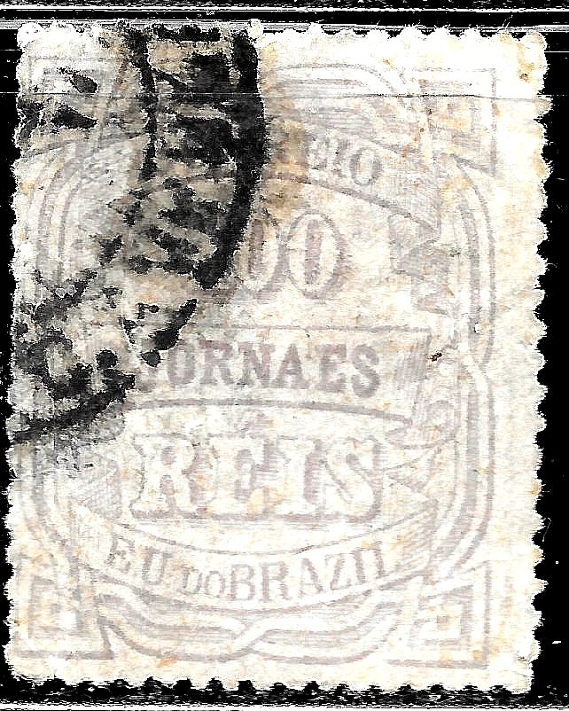 1890 Brasil periódico JORNAES sello SC#P21 usado en muy buen estado Foto 1 de 1