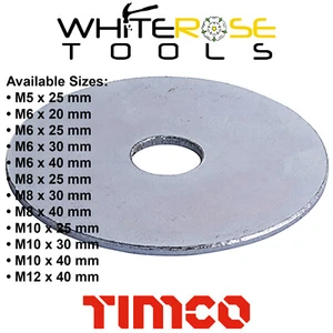 TIMCO Penny Repair Washers Zinc DIN 9054 M5 - M12 Choose Size Midguard Washer - Picture 1 of 2