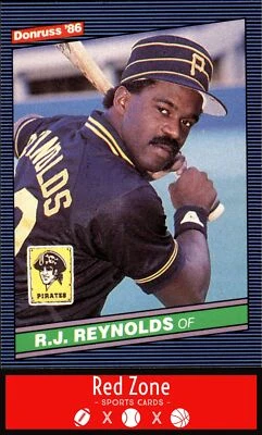 1986 Donruss - #552 R.J. Reynolds NM Set Break. - Image 1 of 2