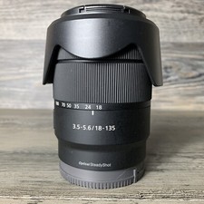 Sony E 18-135 F/3.5-5.6 OSS Wide Angle Telephoto Zoom Lens w/ Hood