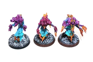 Warhammer Chaos Daemons Tzeentch Flamers Well Painted JYS62 - Picture 1 of 4
