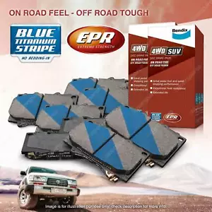 8 x F + R Bendix 4WD Brake Pads Set for Toyota Land Cruiser VDJ200 URJ202 UZJ200 - Picture 1 of 3