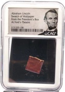 Abraham Lincoln Assassination Ford's Theater Wallpaper from Presidential Box CAG - Picture 1 of 2