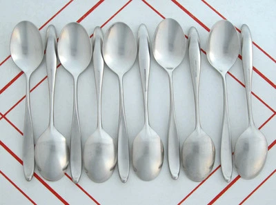 1 o más cucharas de té Lauffer Design 2 acero inoxidable 18/8 mediados de siglo modernas Foto 1 de 4