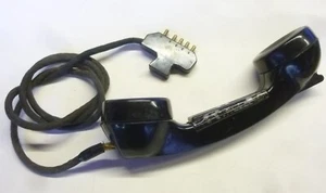 Funk Telefonhörer Funkhörer Feldtelefon ( Akkerschnacker ) mit Sprechtaste (2) - Picture 1 of 2