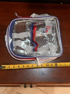 Mochila Plástico Transparente HD Niños Rojo Azul - Imagen 1 de 3