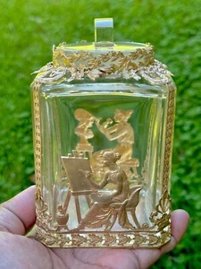 French Antique Candy Box with fabulous bronze decor - Picture 1 of 9
