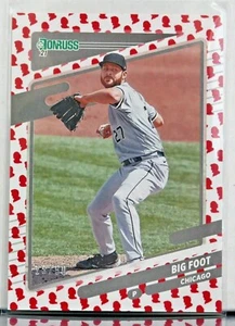 2021 Panini Donruss Lucas Giolito "Big Foot" 90 Presidential Emoji 13/50 - Picture 1 of 2