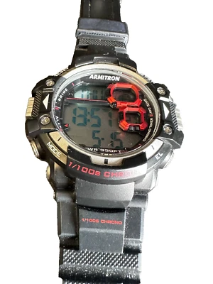 Reloj Armitron Pro Sport MD13284R digital cronógrafo 330 ft WR esfera camuflaje Foto 1 de 4