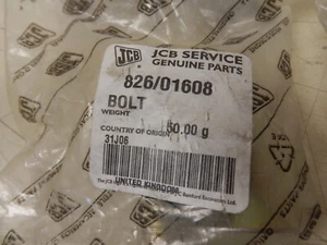 Ten (10) Pack JCB 826/01608 m16 x 55mm countersunk bolts Free Shipping - Picture 1 of 6