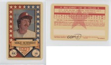 1983 Perma-Graphics/Topps Credit Cards All-Stars Mike Schmidt #150-ASN8316 HOF