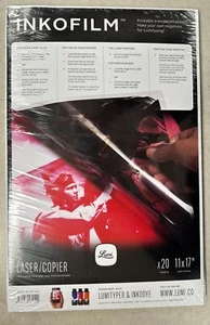 Lumi Inkofilm 11x17 Printable Transparent 20 Sheets for Negatives - Picture 1 of 3