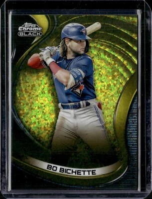 2022 Topps Chrome Black #7 Bo Bichette Gold Mini-Diamond Refractor /50 (56G) - Image 1 of 2