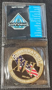 Moneda Desafío Cyber Patriot XVI 16 Cyberpatriots 2023 – 2024 - Imagen 1 de 2