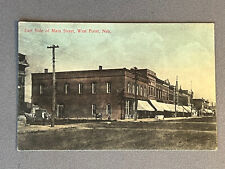 Nebraska, NE, West Point, East Side Of Main Street, R.P.O. PM 1912