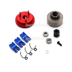 Scarpe Campana Frizione 14T Ingranaggio Volano Set Dado Motore per RC 1/8 HSP HPI Buggy - Foto 1 di 3